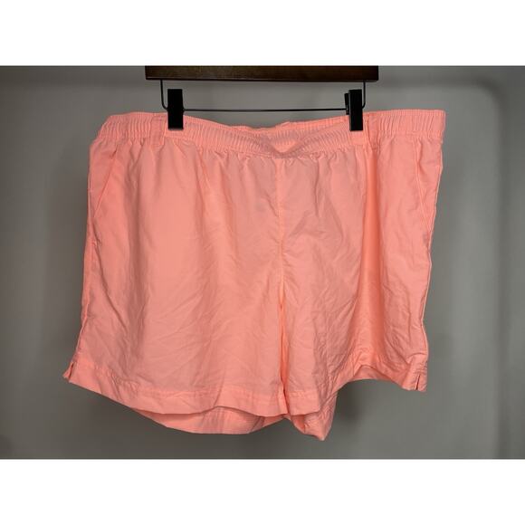 Columbia Women’s Plus 2X Backcast Water Shorts Orange UPF 50 Omni-Shade PFG - Picture 1 of 9